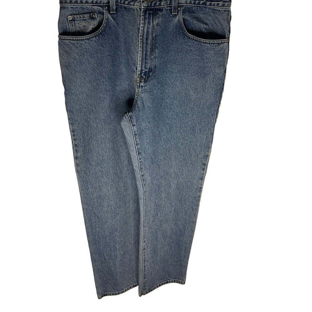 Vtg‎ Faconnable Men Blue Jean Denim Designed In France Straight Leg 36R